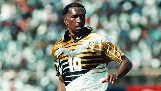 South Africa's greatest ever footballers, John 'Shoes' Moshoeu,