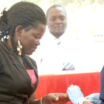 A woman takes a blood test. Vaccines are a great way to prevent many serious infections