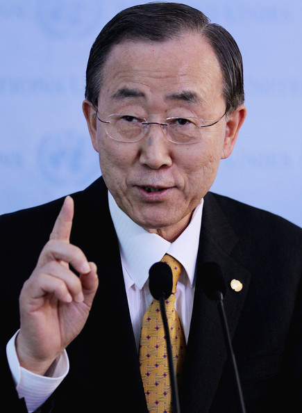 UN Secretary General Ban ki Moon