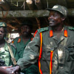 George Okot Odek, , The late Okot Odhiambo, Joseph Kony (Left to Right)