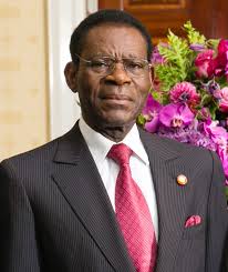 Equatorial Guinea President Teodore Obiang Mbasogo Nguema