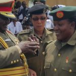 Hon Col Flavia Byekwaso, only woman to be decorated