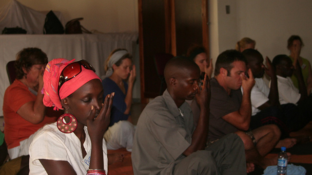 Inner Engineering in Kampala during a 2011 session