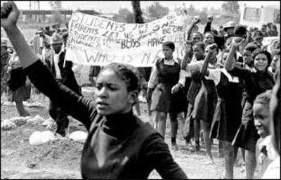 Students who participated in the 1976 protests in Soweto.