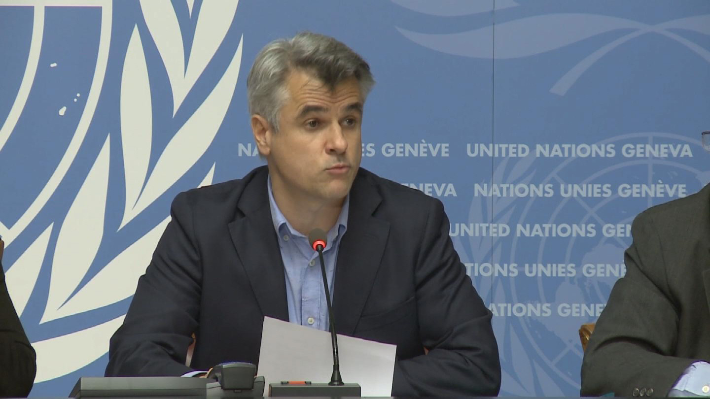 UNICEF spokesperson Christophe Boulierac 