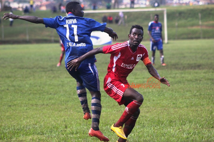 Express FC captain of the 2015-16 season Vincent Kayizzi in action against SC Villa's Kirya. The veteran right winger returns to KCCA - 13 years since he gave him his breakthrough at Lugogo. 