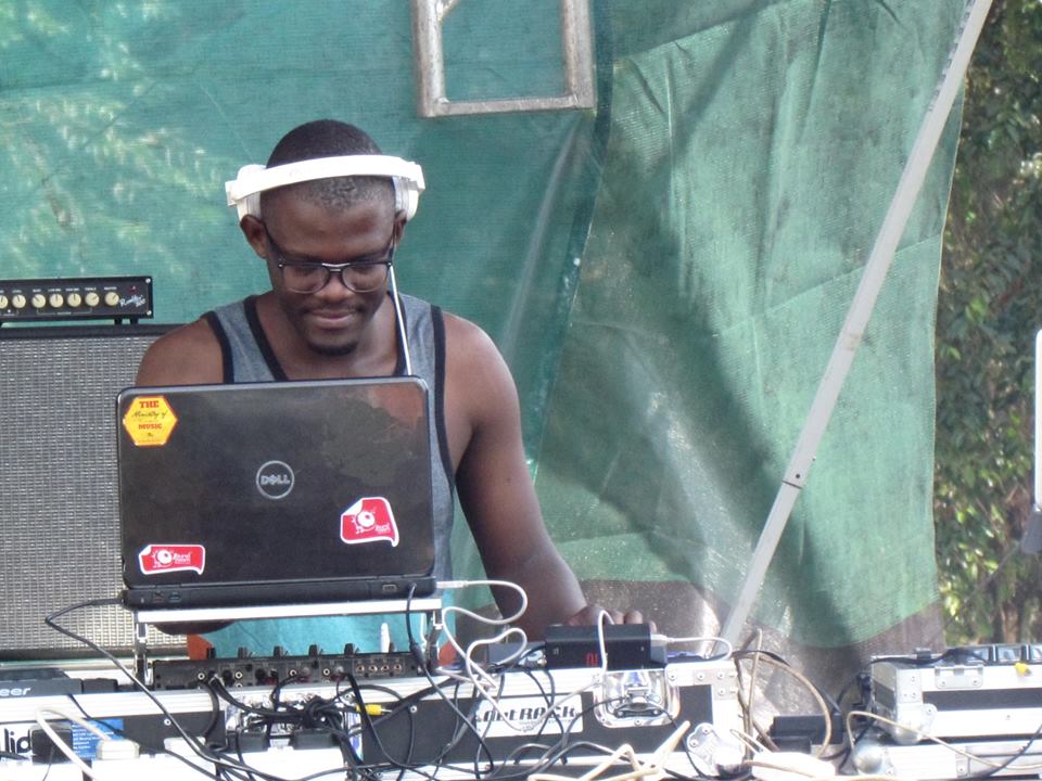 Dj Fred Fem turns up the crowd at the Uganda Museum grounds