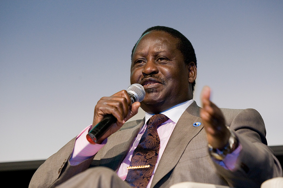 Kenyan opposition leader Raila Amollo Odinga