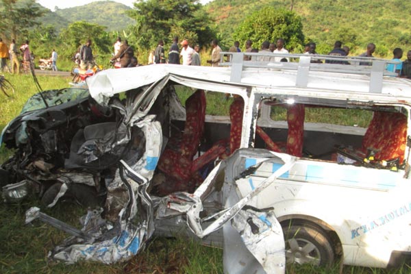 Four school pupils killed in Kiboga taxi accident