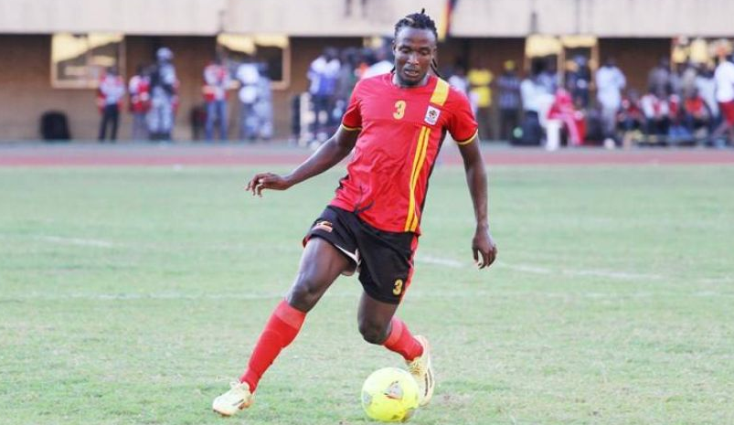 Baba Kizito in action for the Uganda Cranes