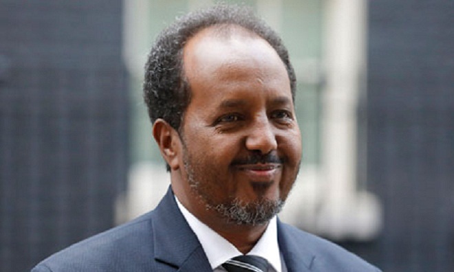 DIDDLING? Somali president Hassan Sheikh Mohamud