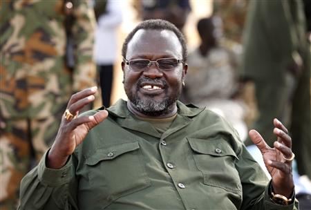 ANNOUNCED REBELLION: South Sudan rebel leader Riek Machar