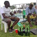 Revelers having a good time