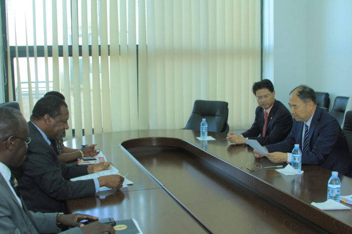Meeting between PS Mugoya anad Chinese Embassy Officials