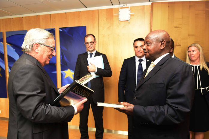 Museveni in Brussels