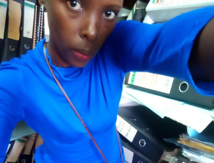 Rachael being assaulted in office 507