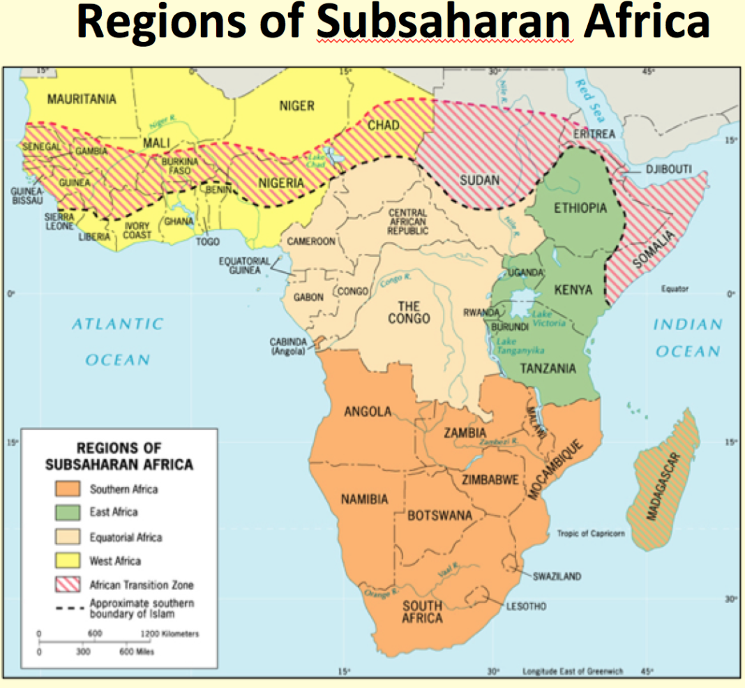 Sub Saharan Africa Growth To Rise 3 1 Percent In 2018 Report Eagle   Sub Saharan Africa Region 1068x986 