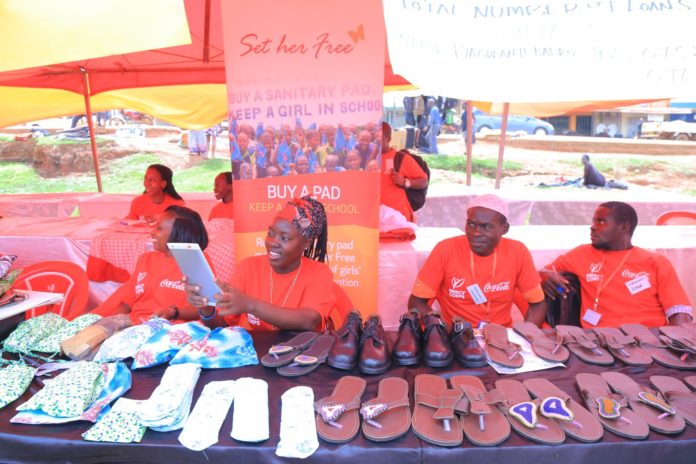 The youths from Kawempe and Wakiso exhibit some of their work through th...