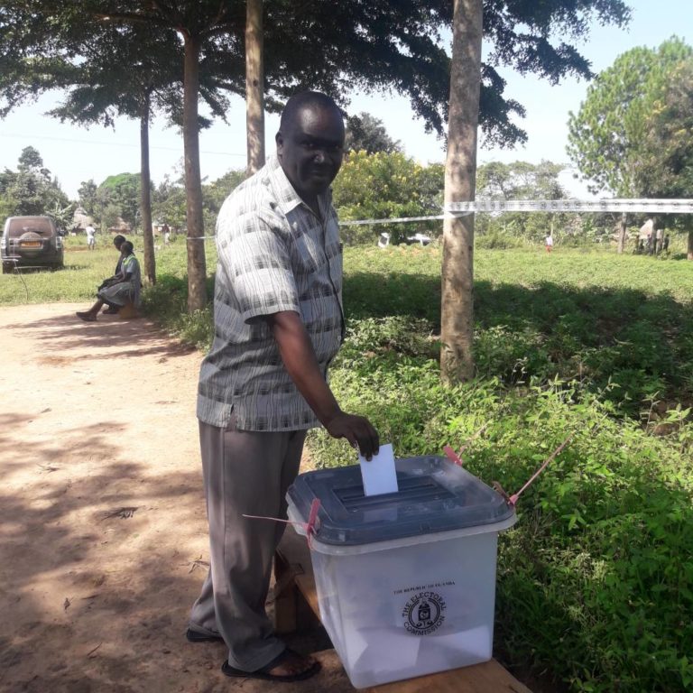 NRM’s Keddi casts vote, assures supporters of victory