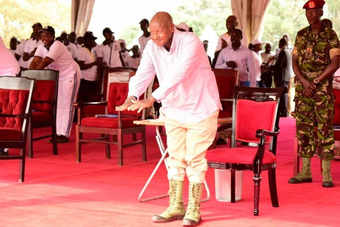 museveni weight loss