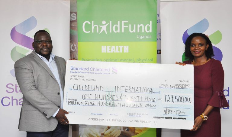 #Covid-19: Standard Chartered Bank donates Shs 129m  to ChildFund