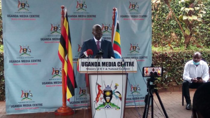 Alex Kakooza the parmanent Secretary MOE and Sports.(photo by Ronard Shabomwe)