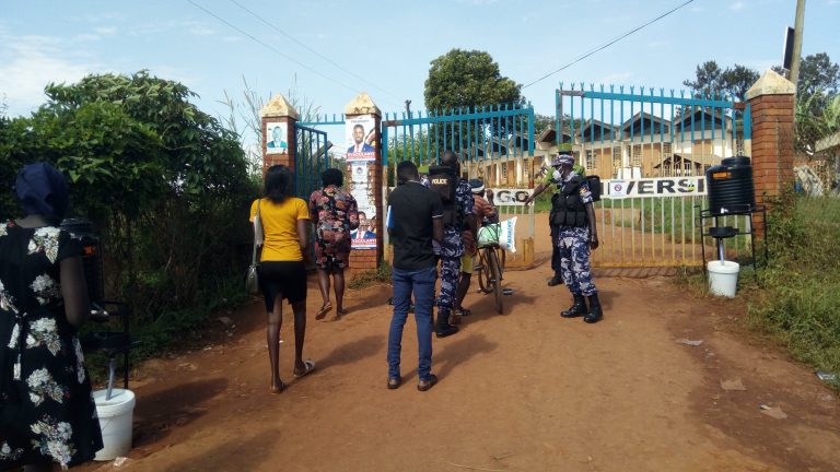 Hundreds denied access to Kyambogo University due to lack of masks