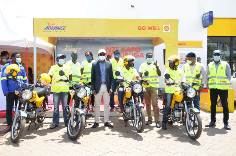 Boda Boda riders get prizes worth Shs300m in Shell Advance Kapo W’ekibuga campaign