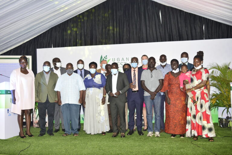 Dfcu Bank, Vision Group reward 13 farmers in Uganda