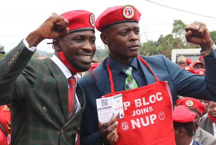 Bobi Wine and Chameloene