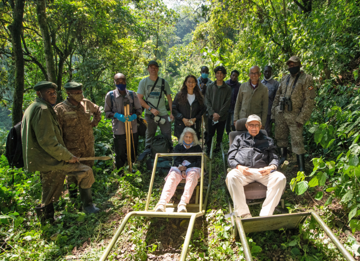 89 year old Mehta, wife enjoy maiden Gorilla tracking experience in Bwindi Impenetrable National Park