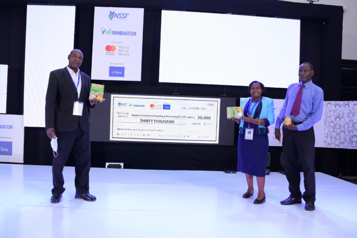 Equator Commercial Farming and Processing Ltd, one of the winning businesses.