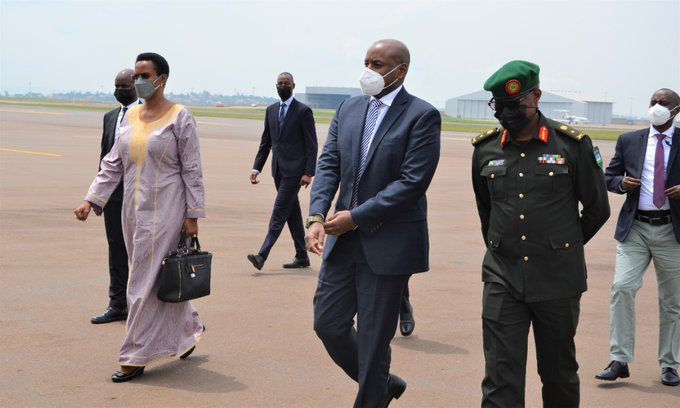 Muhoozi arrives in Kigali ahead of his second meeting with President Kagame