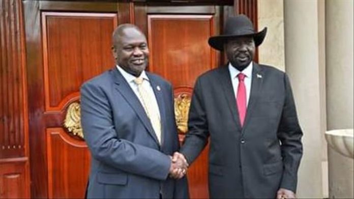 President Salva Kiir and Riek Machar