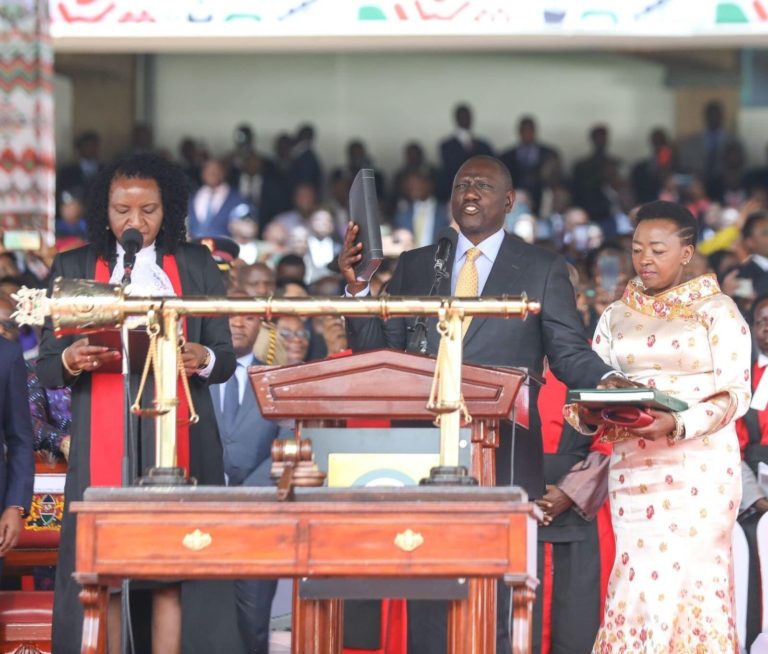 William Ruto sworn in as Kenya’s fifth president