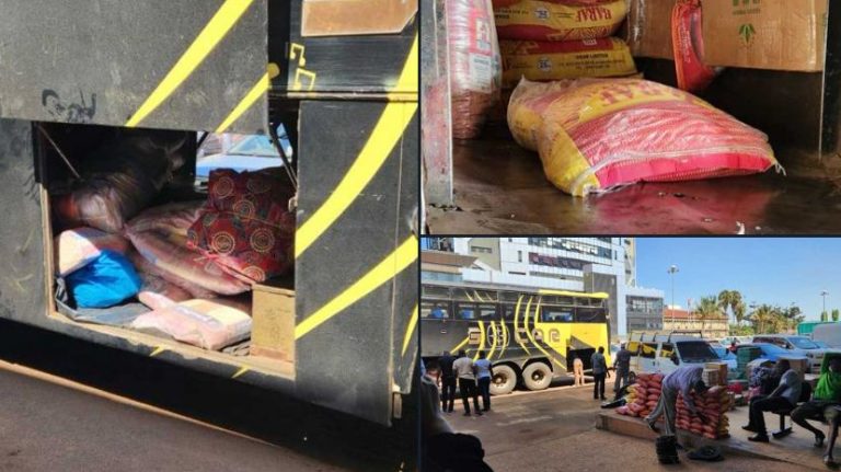 URA captures bus smuggling in goods from Kenya