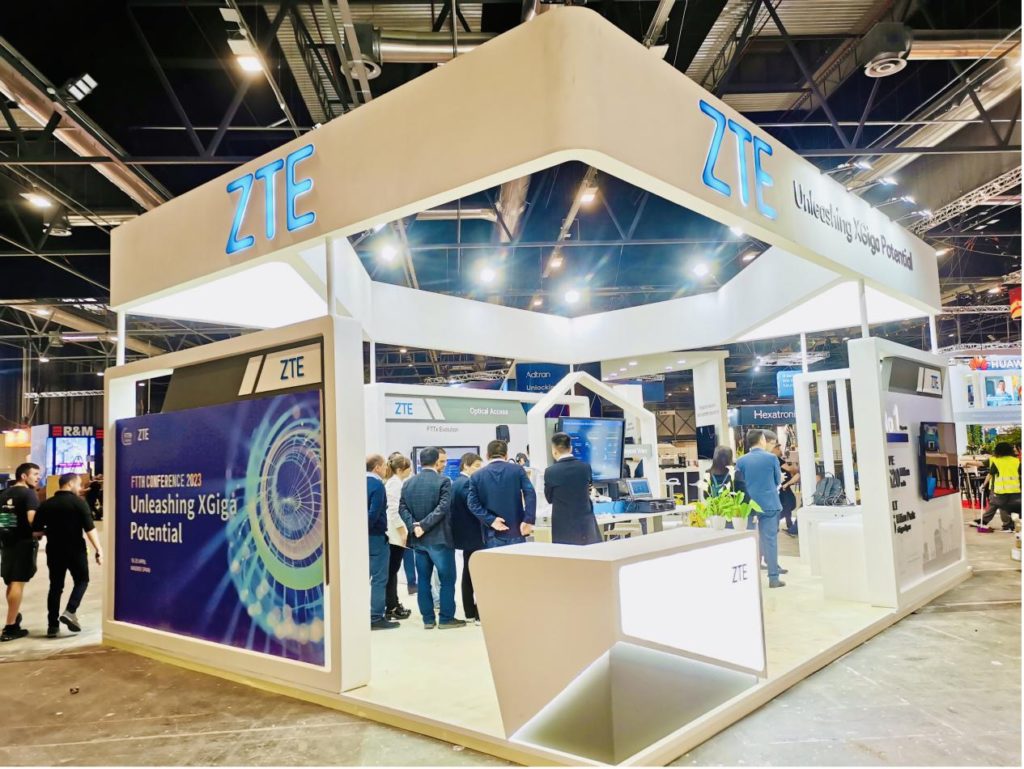 ZTE showcases endtoend alloptical products and solutions at FTTH