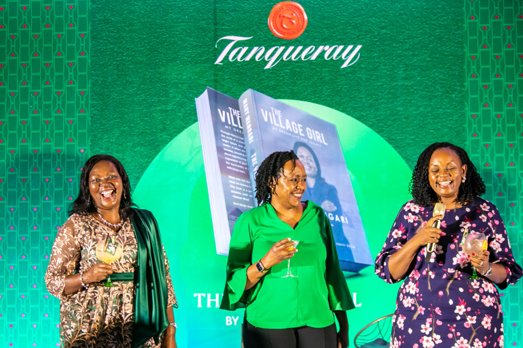 L-R-Mary-Wangari-Equity-Groups-Executive-Director-Eunice-Waweru-UBL-Finance-Director-and-Agnes-Ssali-UBLs-Legal-Director-share-a-laugh-during-the-event.