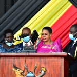 Speaker Anita Among swearing in.
